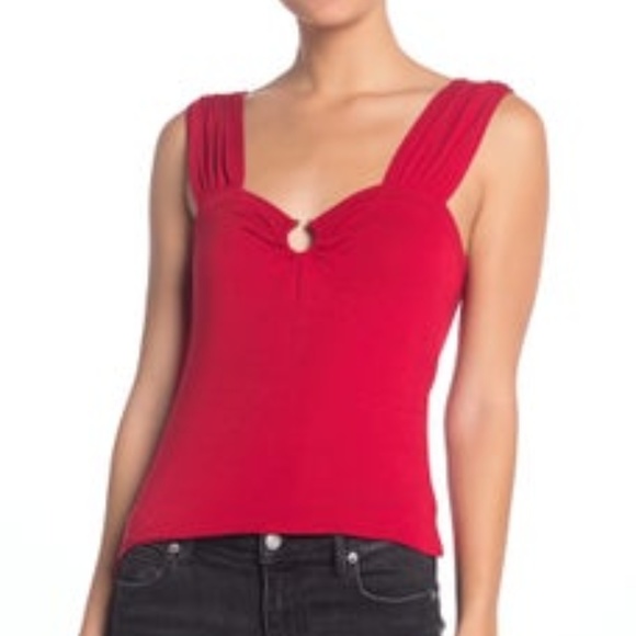 NWT Free People Keyhole Sweetheart Bust Tank Top - Picture 5 of 5